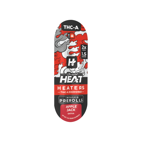 STRAIGHT HEAT - DIAMOND INFUSED HEATERS PREROLLS