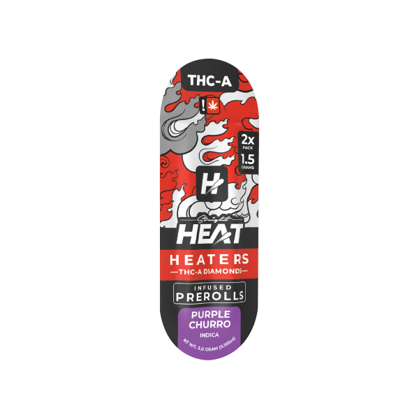 STRAIGHT HEAT - DIAMOND INFUSED HEATERS PREROLLS